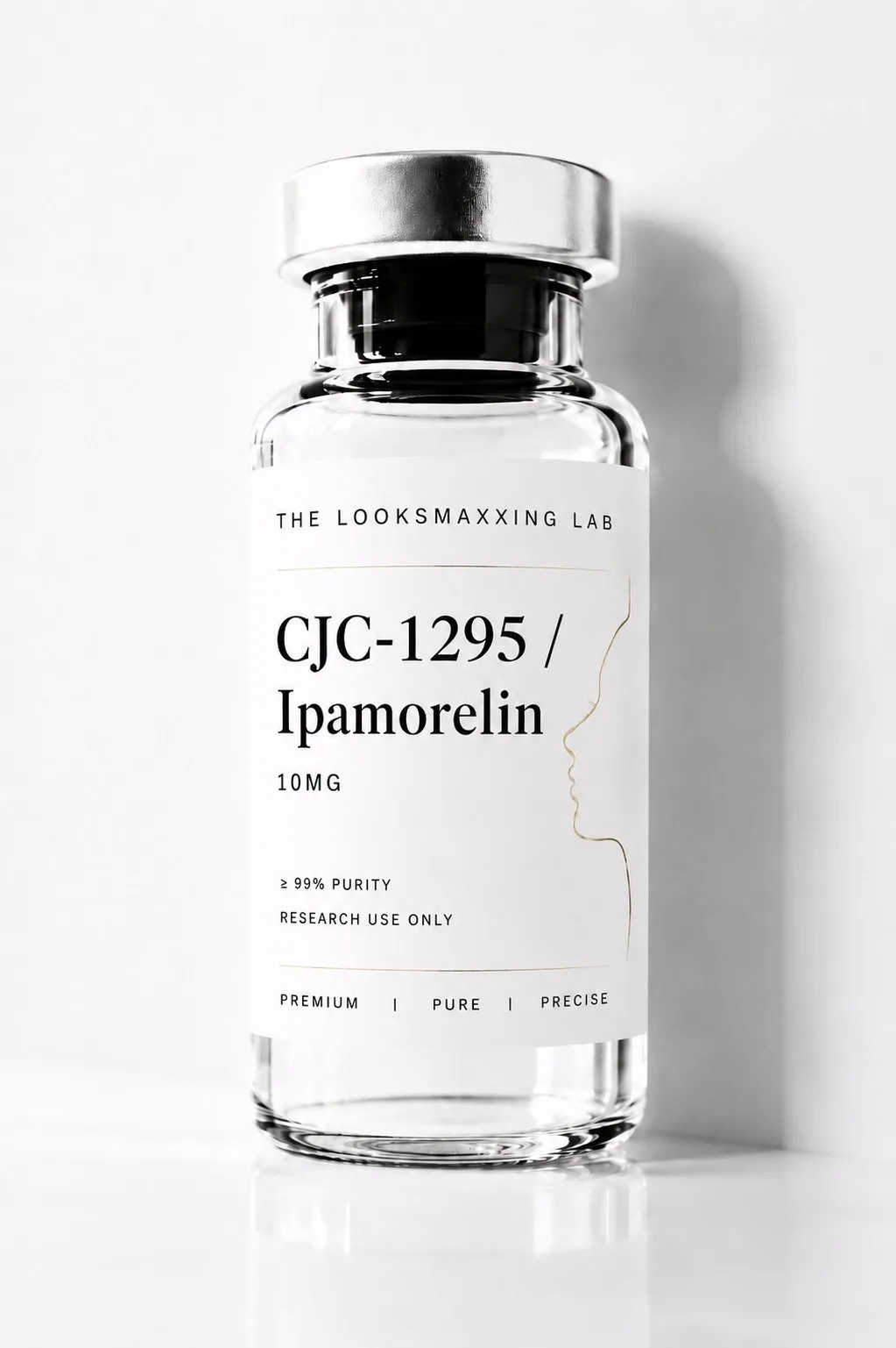 CJC-1295 / Ipamorelin research peptide vial, photo 2 of 2